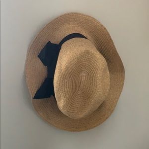 hat with black bow
